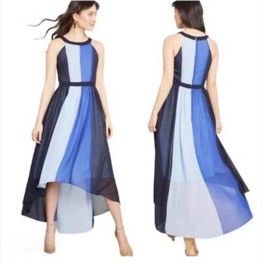 ModCloth Peachy Queen Color Block Maxi Dress Size Medium